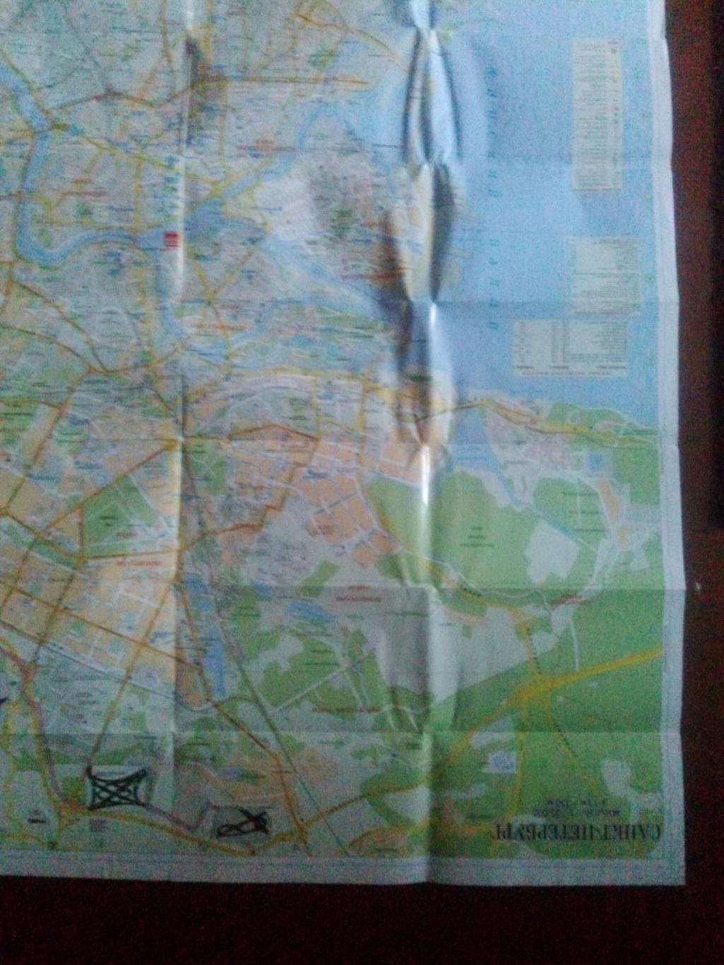 Карта (туристская схема) : Санкт-Петербург и Ленинградская область 2010 г. 3