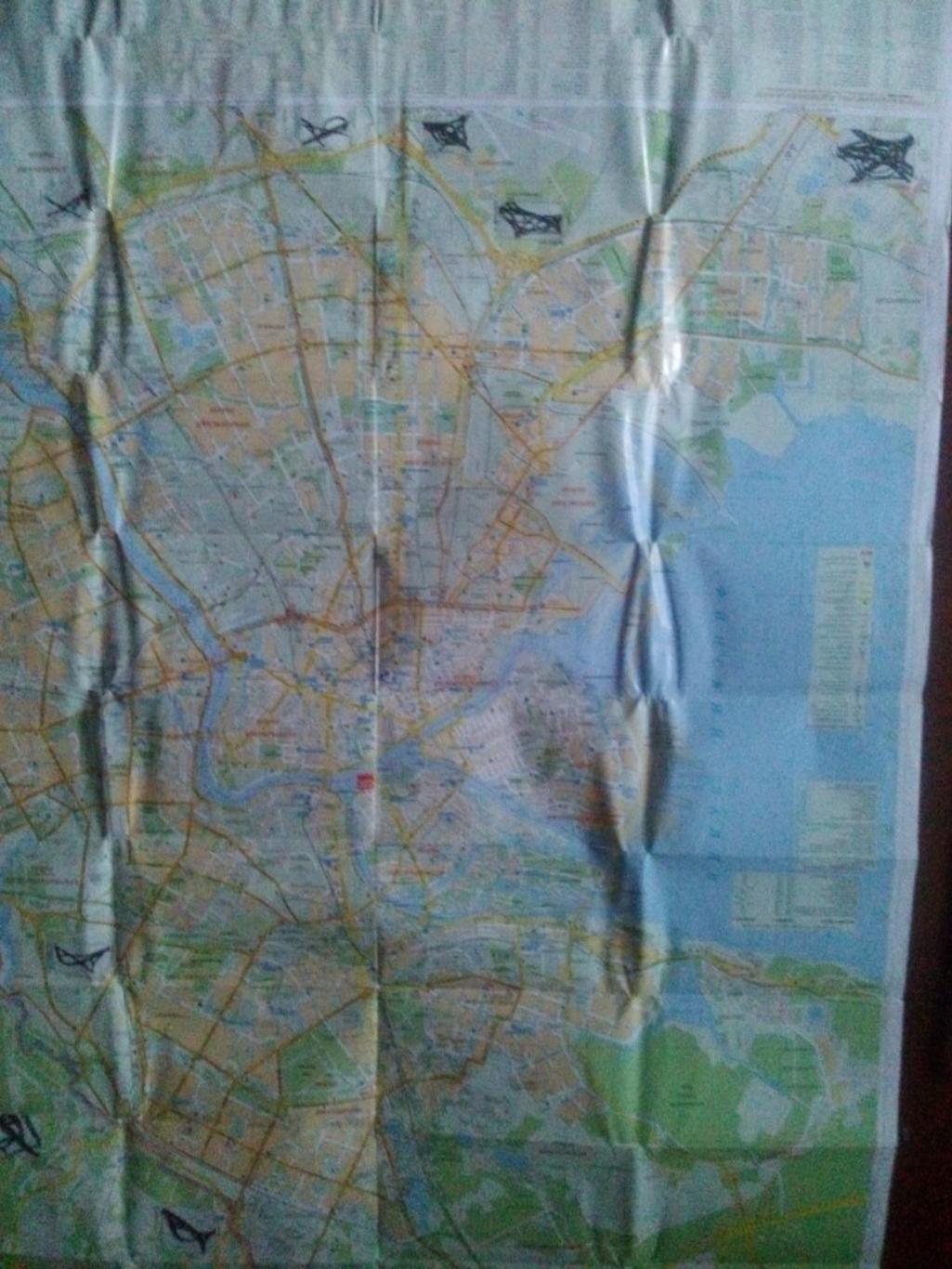 Карта (туристская схема) : Санкт-Петербург и Ленинградская область 2010 г. 5