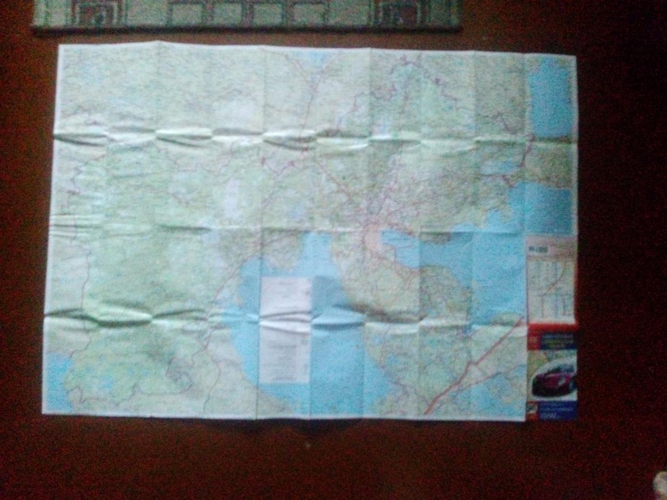 Карта (туристская схема) : Санкт-Петербург и Ленинградская область 2010 г. 7