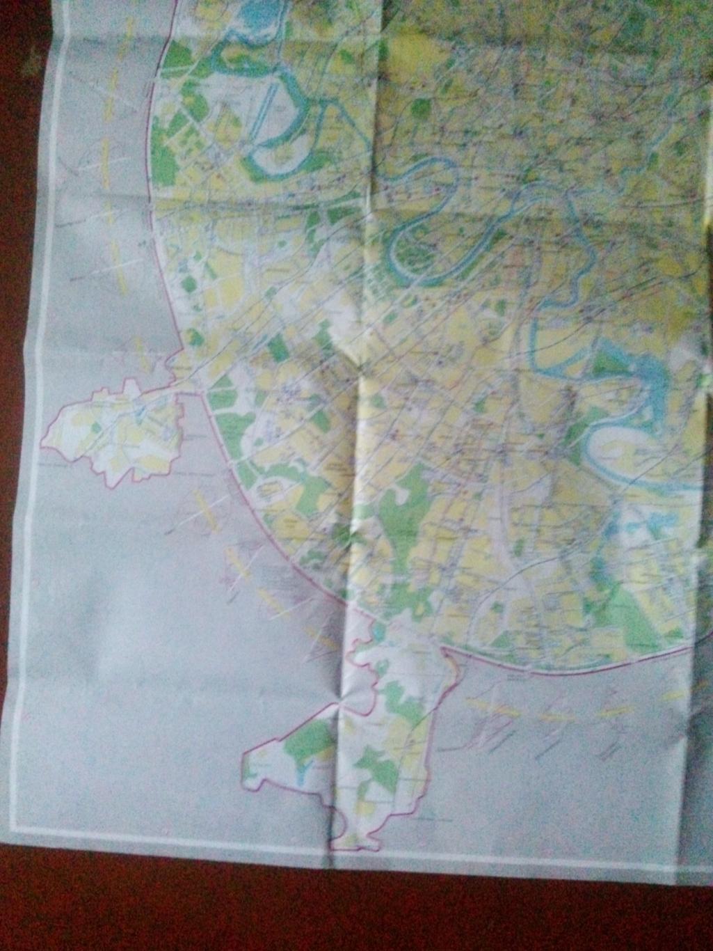 Карта (туристская схема) : Москва 1989 г. Карта движения пассажирского транспорт 2