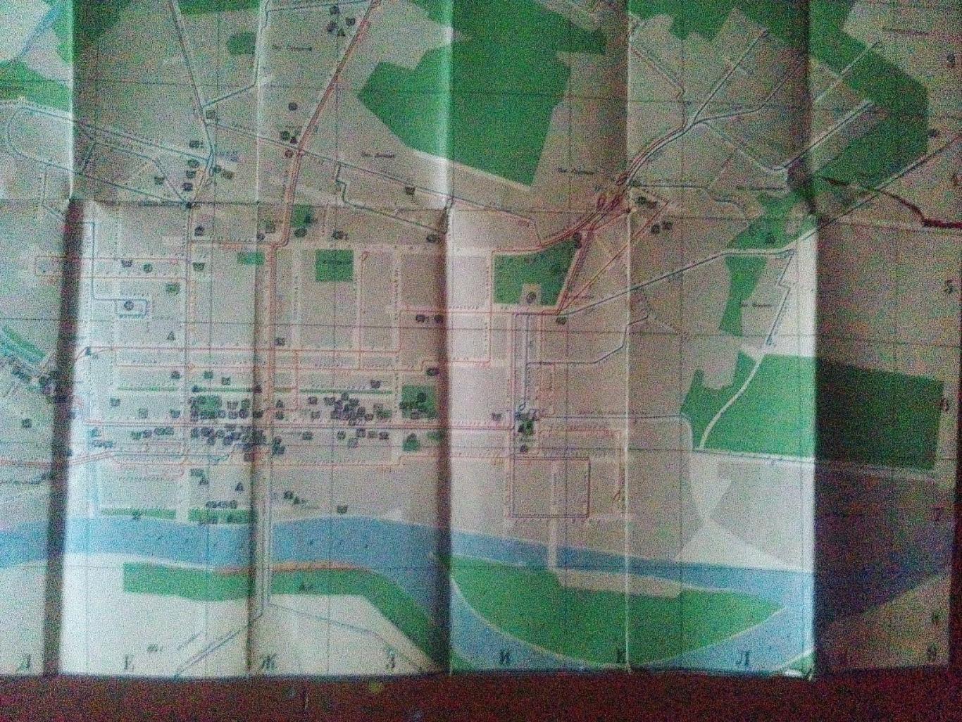 Карта (туристская схема) : Ростов на Дону 1968 г. ( Туризм СССР ) 5