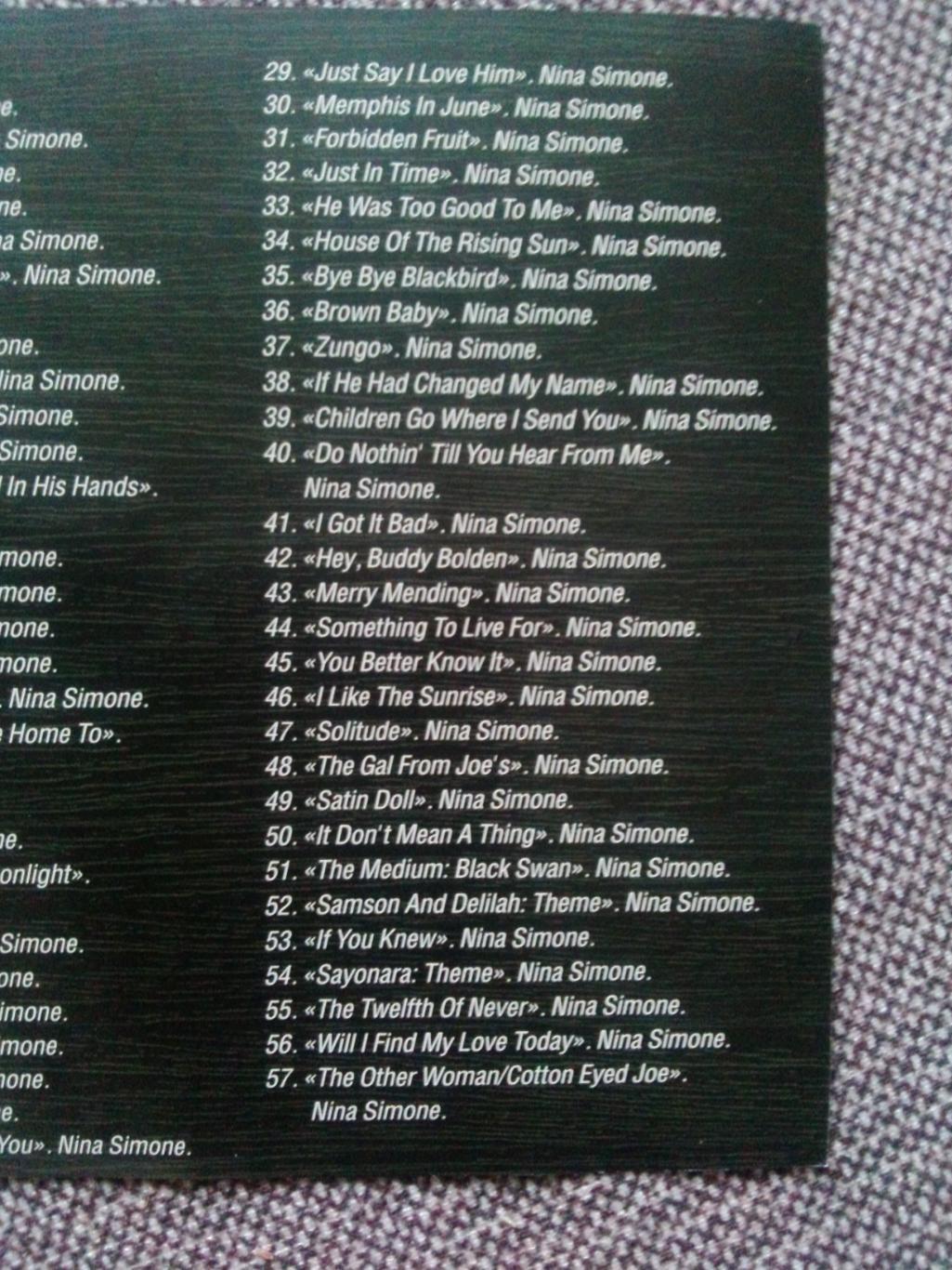 MP - 3 CD диск : Нина Симон (Nina Simone) 1958 - 1963 гг. (6 альбомов) Джаз-блюз 3