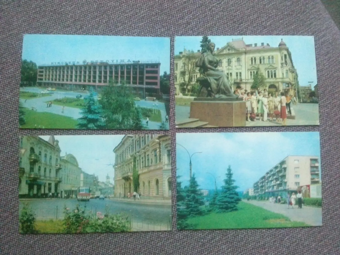 Города СССР : Черновцы (Украина) 1982 г. полный набор - 11 открыток (чистые) 3