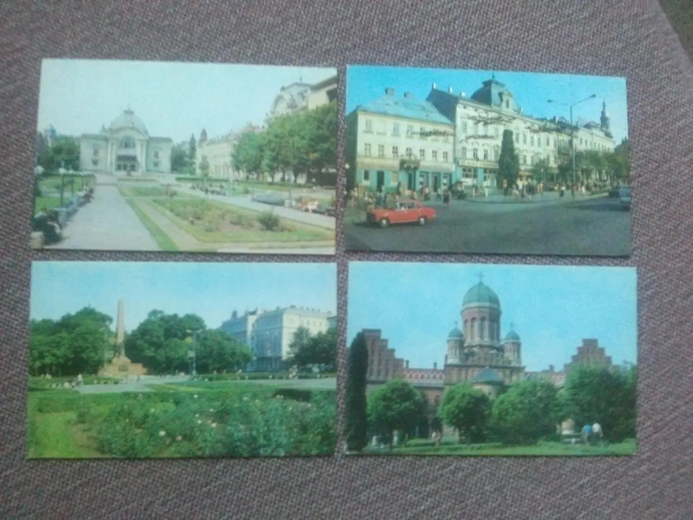 Города СССР : Черновцы (Украина) 1982 г. полный набор - 11 открыток (чистые) 4