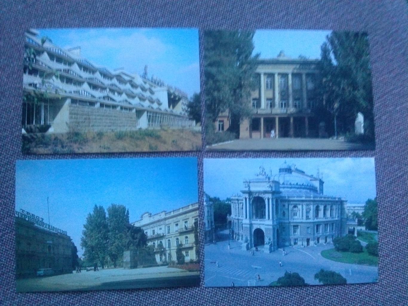 Города СССР : Одесса 1987 г. полный набор - 15 открыток ( чистые , в идеале ) 3