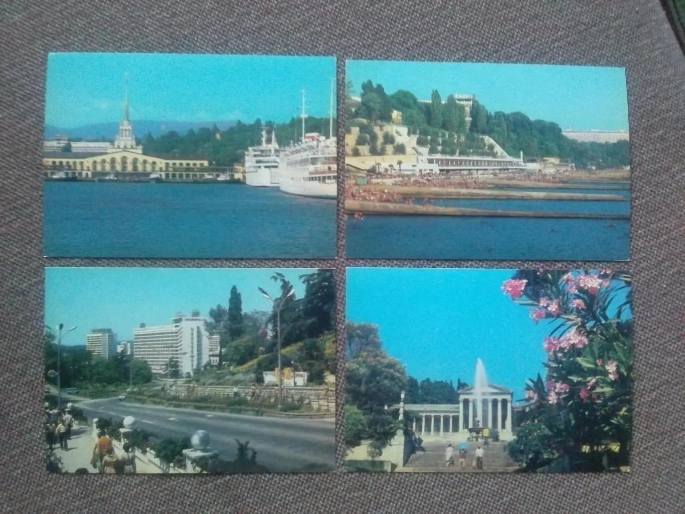 Города СССР : Сочи 1981 г. полный набор - 16 открыток (чистые почтовые) 4