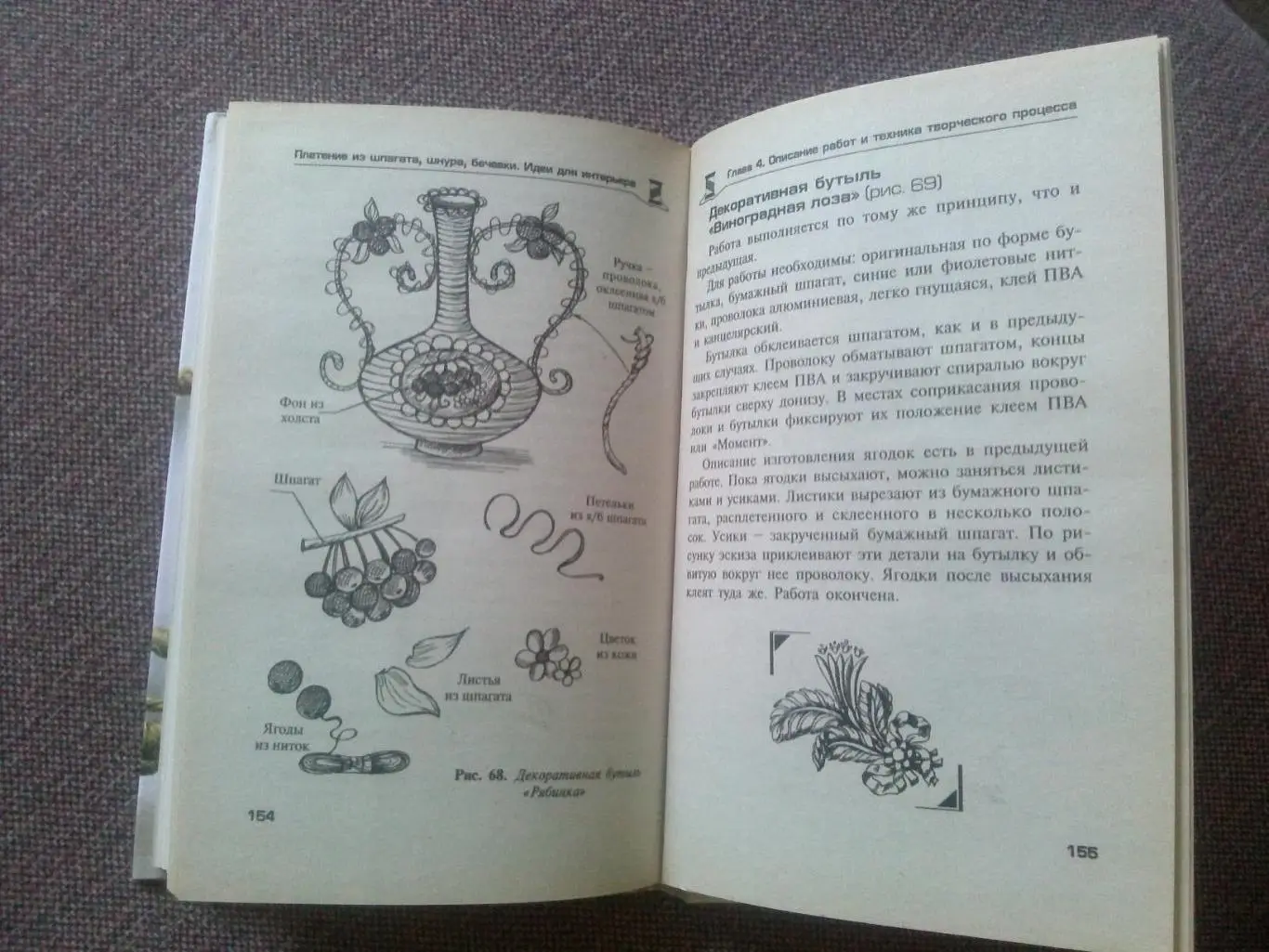 Плетение из шпагата для начинающих: схемы, идеи для интерьера и мастер класс корзины