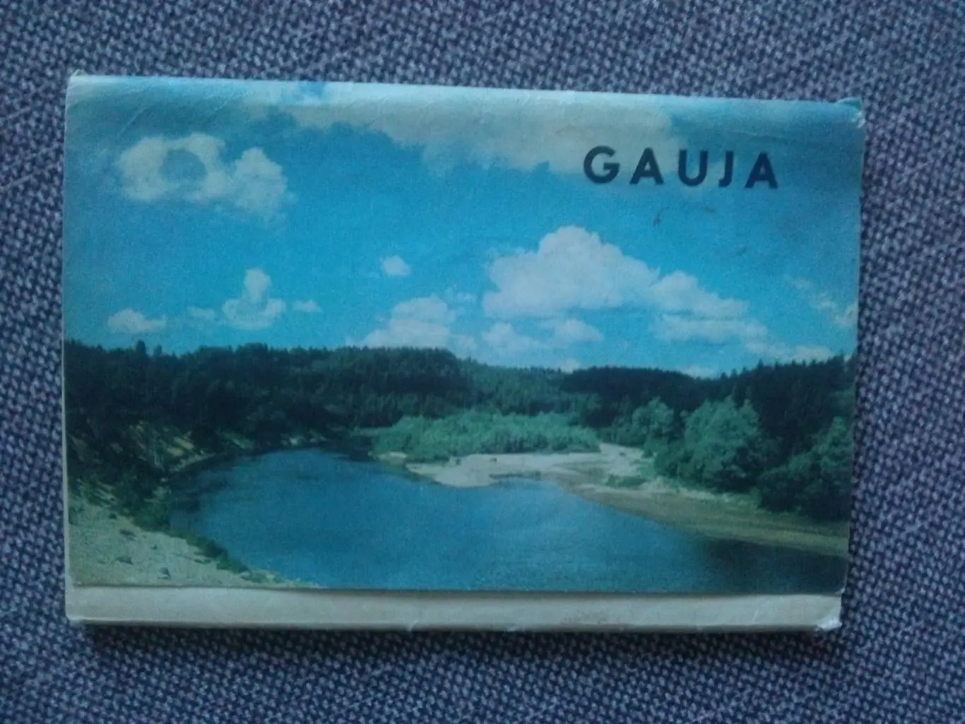 Памятные места СССР : Гауя (60 - е годы) Латвия , полный набор - 15 открыток