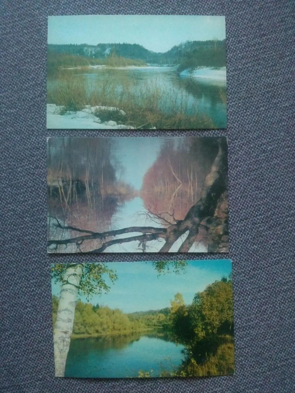 Памятные места СССР : Гауя (60 - е годы) Латвия , полный набор - 15 открыток 4