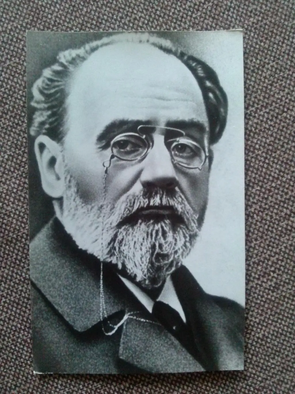 Знаменитые люди : Писатель Эмиль Золя ( 1840 - 1902 гг. ) 1979 г. Портрет