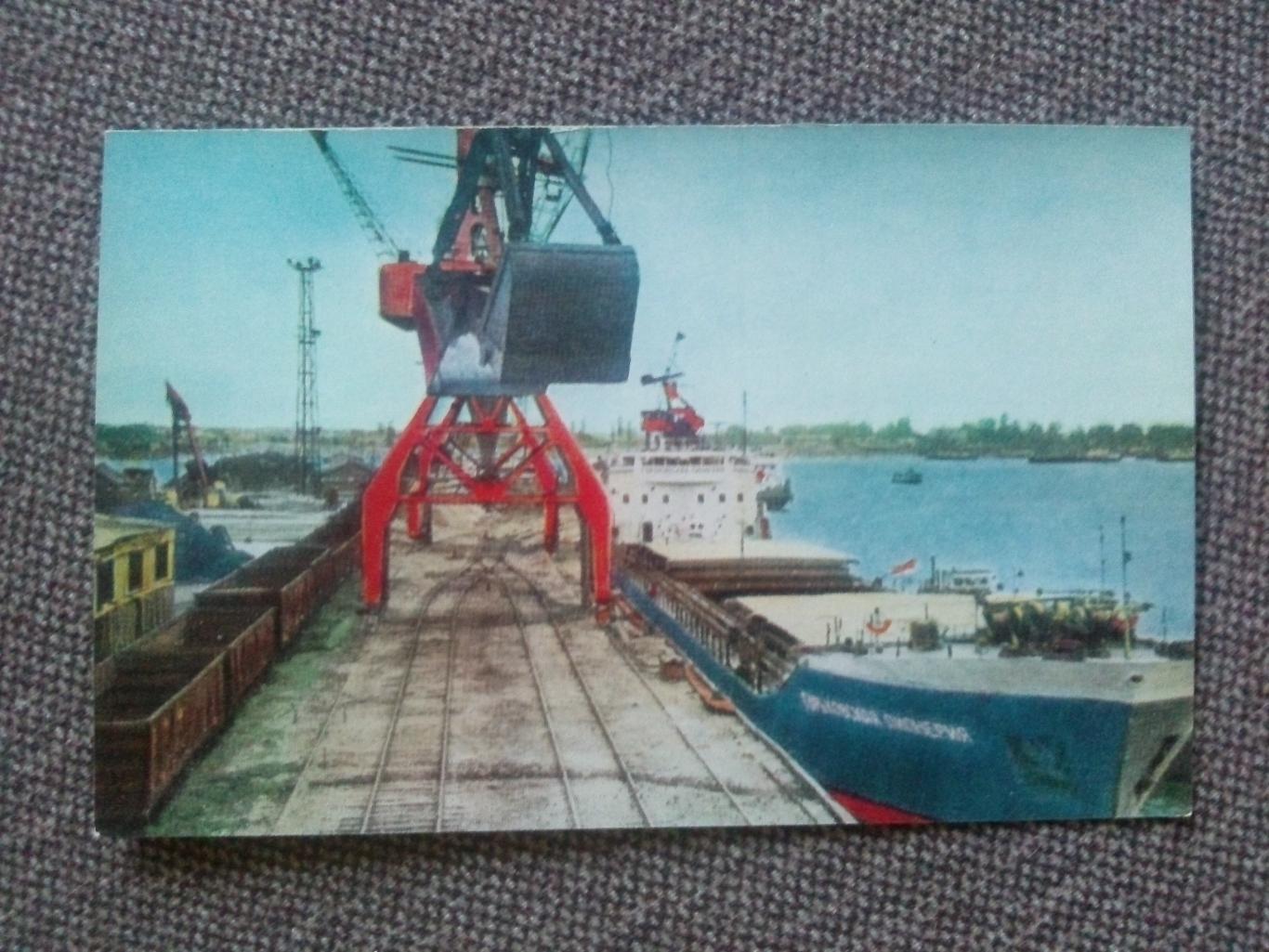 По Волго - Балту : Вытерга - Череповец 1965 г. - Речной порт (Флот Транспорт)