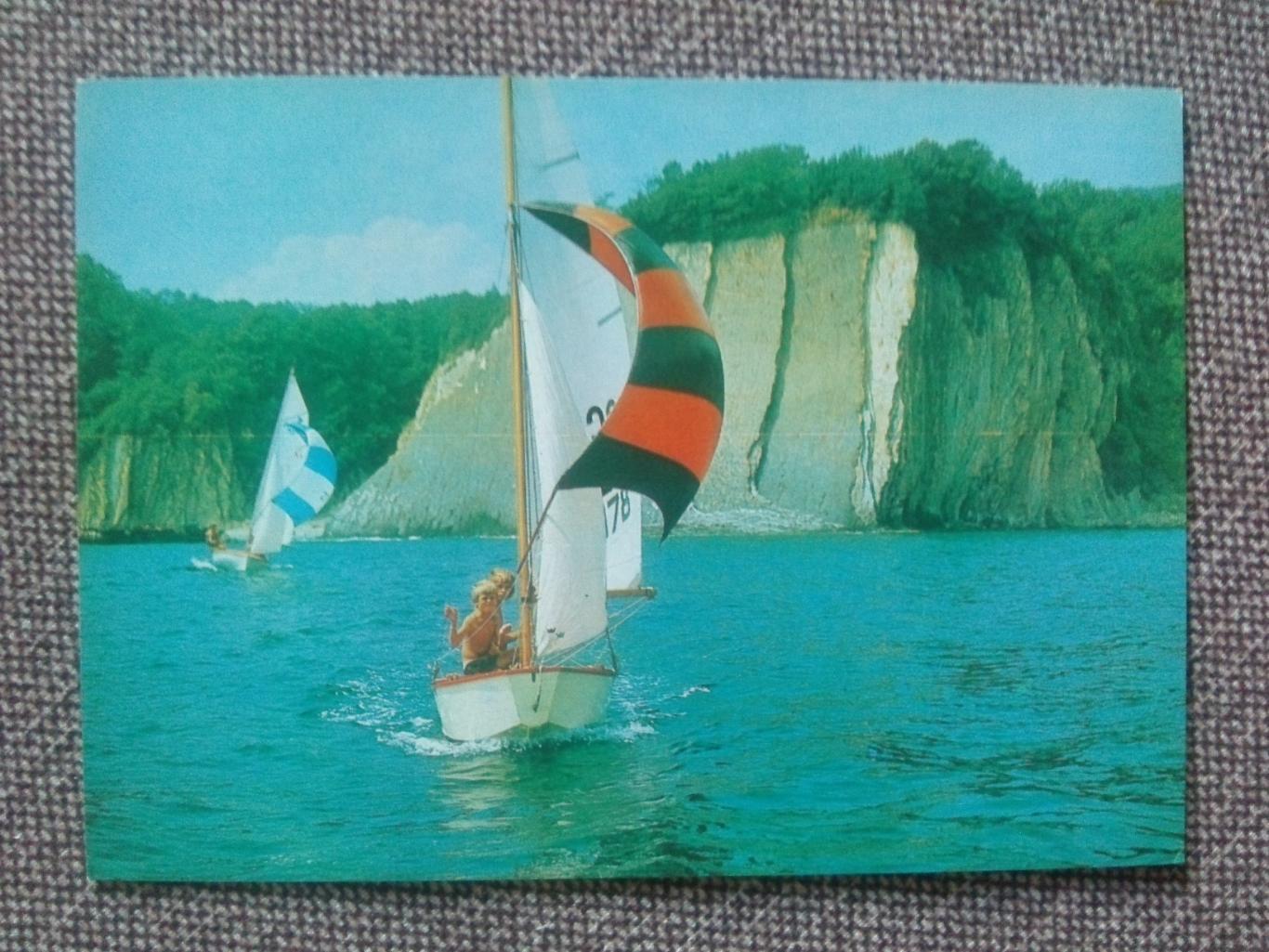 Черноморское побережье Кавказа : Туапсе Скала Киселева 1983 г. почтовая открытка