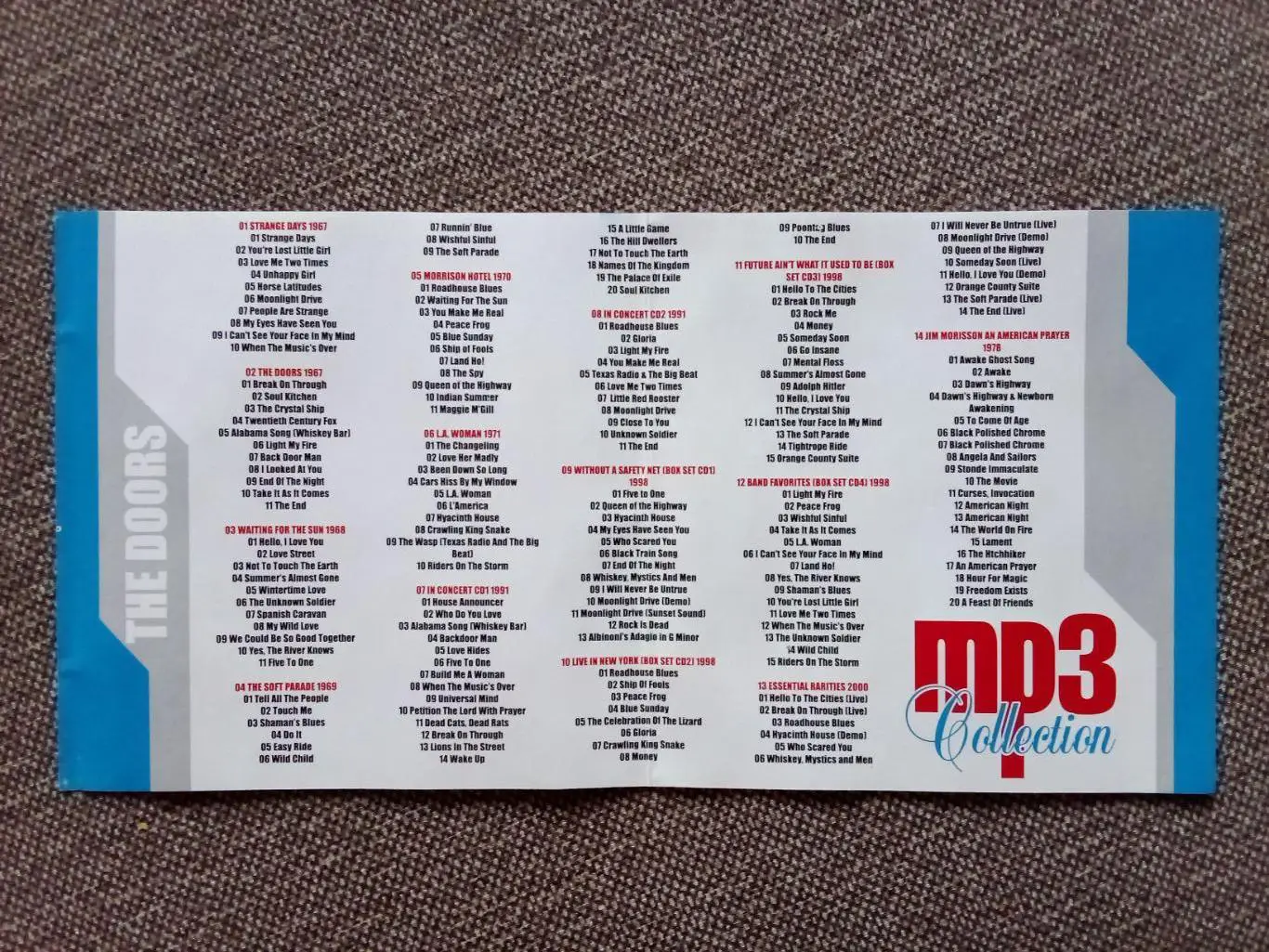 CD MP - 3 диск : группаThe Doors1967 - 2000 гг. 14 альбомов (Рок - музыка) 4