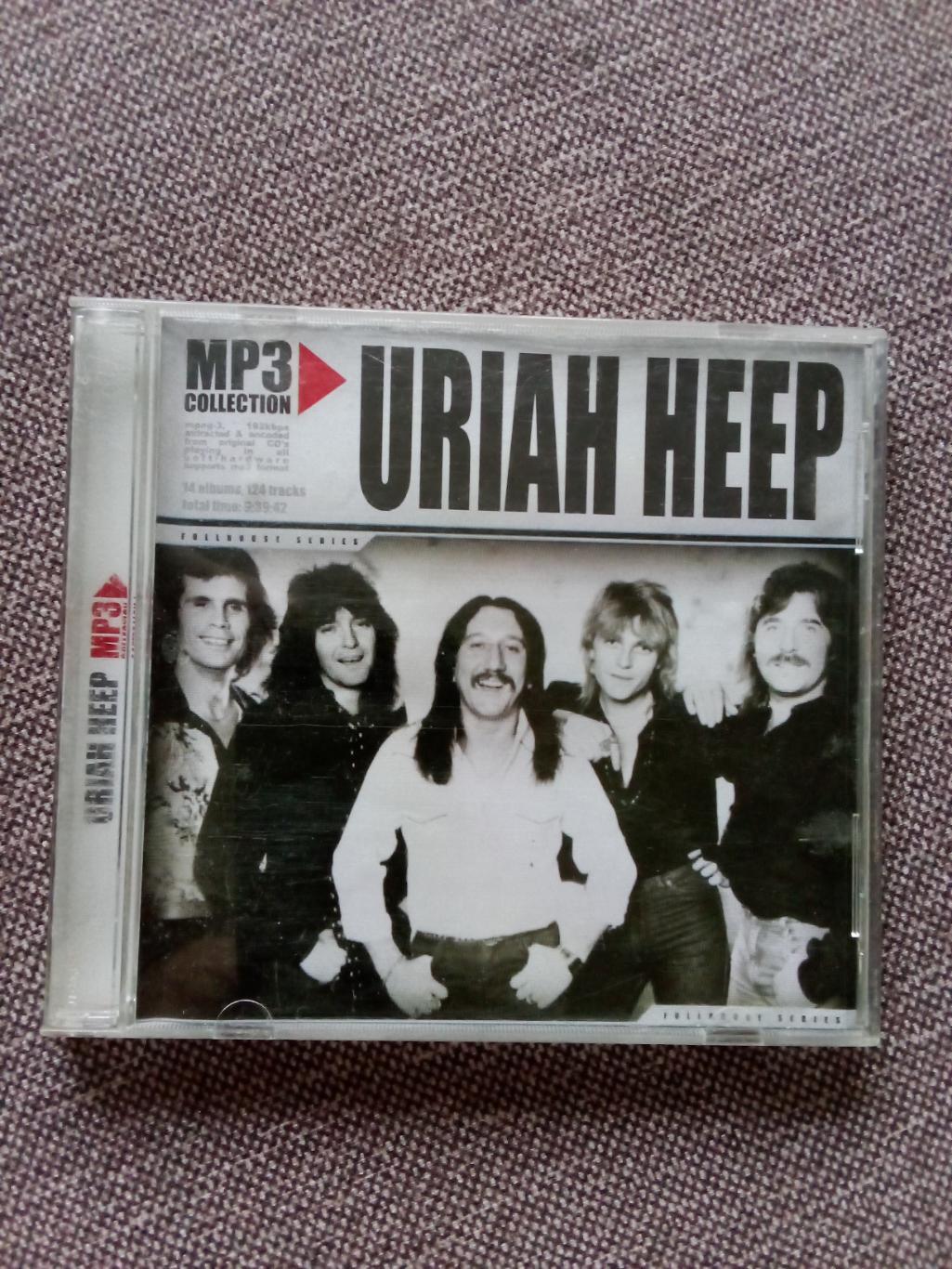 CD MP - 3 диск : группаUriah Heep1970 - 1982 гг. 14 альбомов (Рок-музыка)