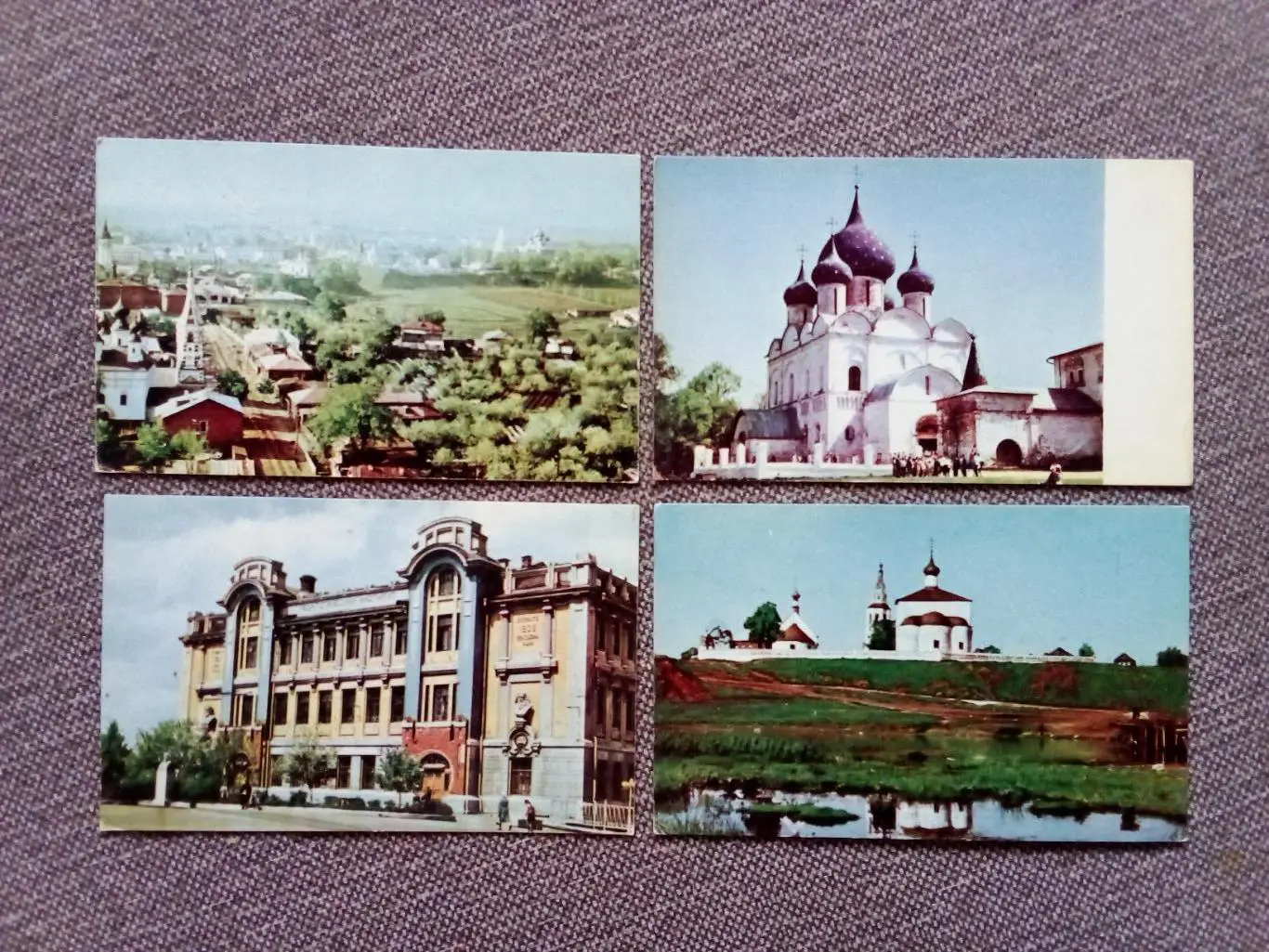 Города СССР : Суздаль - Владимир 1969 г. полный набор - 12 открыток (чистые) 3