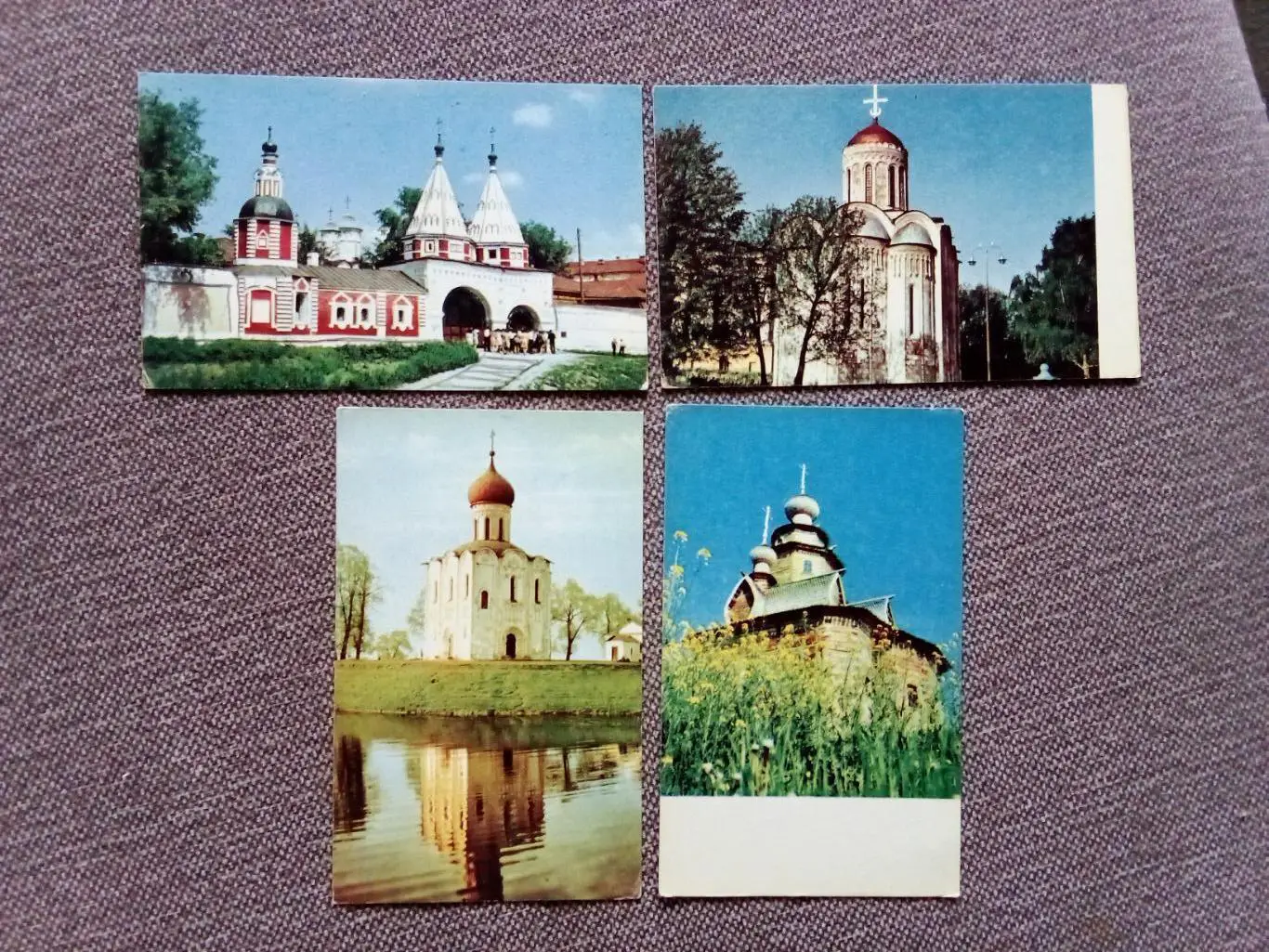 Города СССР : Суздаль - Владимир 1969 г. полный набор - 12 открыток (чистые) 4