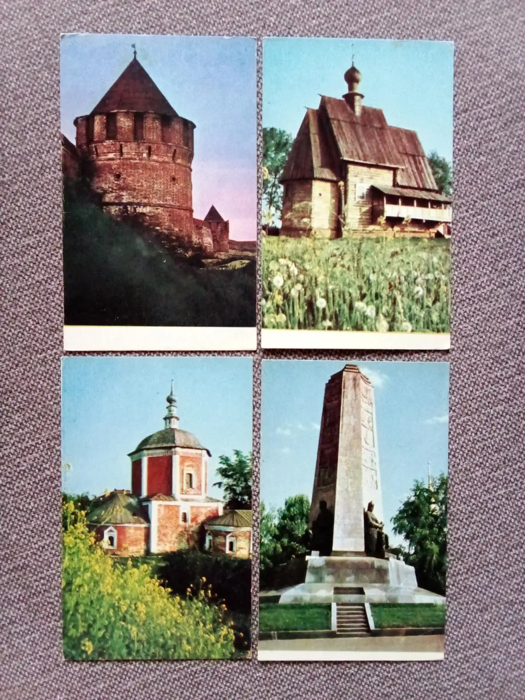 Города СССР : Суздаль - Владимир 1969 г. полный набор - 12 открыток (чистые) 5
