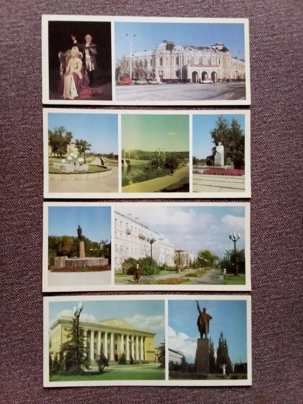 Города СССР : Тамбов 1986 г. полный набор - 15 открыток (чистые , в идеале) 3