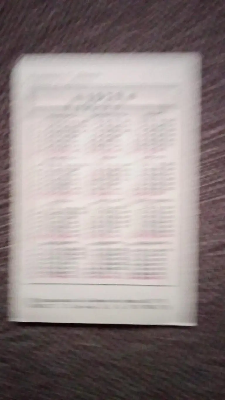 Карманный календарик : Перепись населения СССР 1979 г. 1