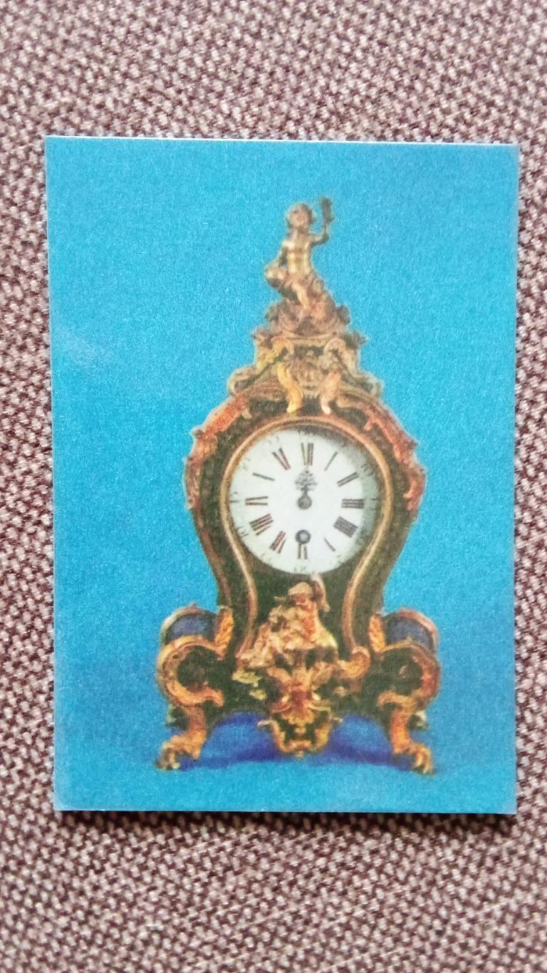 Карманный календарик : Старинные часы 1980 г. (Прибалтика) Латвия