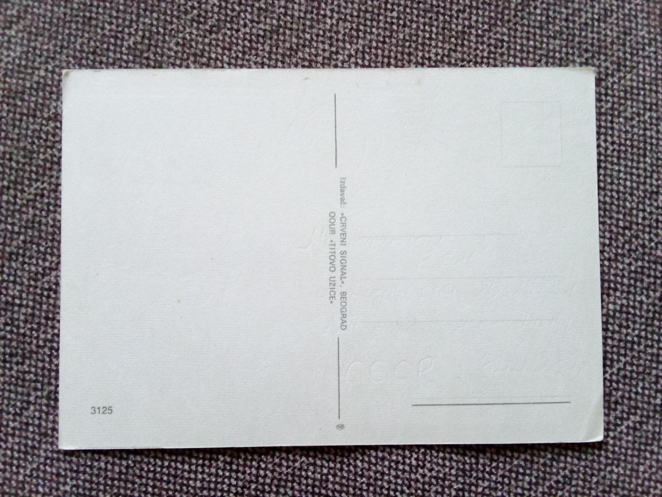 Югославия. Pozdrav iz Leskovca ( город Югославии ) 70 - е годы почтовая открытка 1