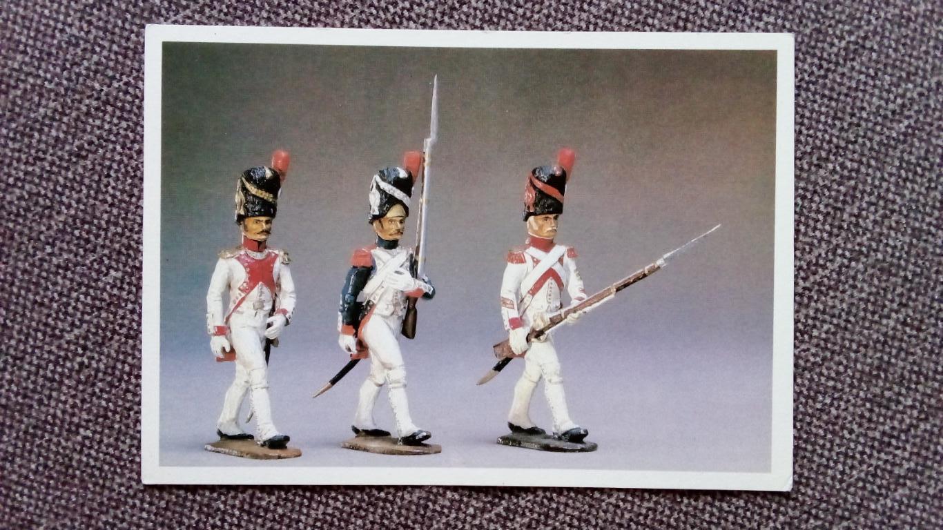 Оловянные солдатики : Солдаты различных полков Армия Франции 1812 г. Война Форма