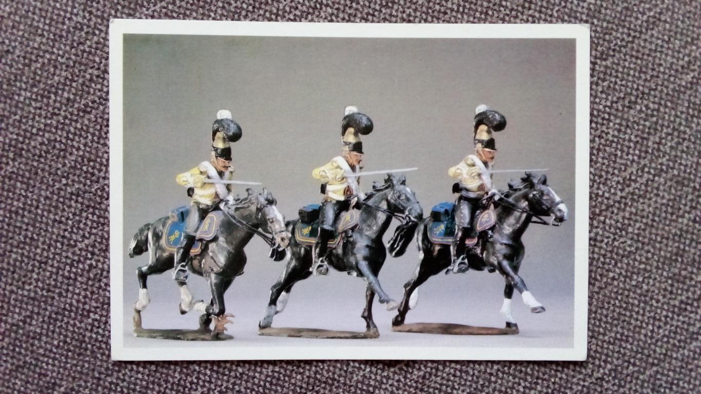 Оловянные солдатики : Всадники Саксонский конный полк 1812 г. Армия Франции