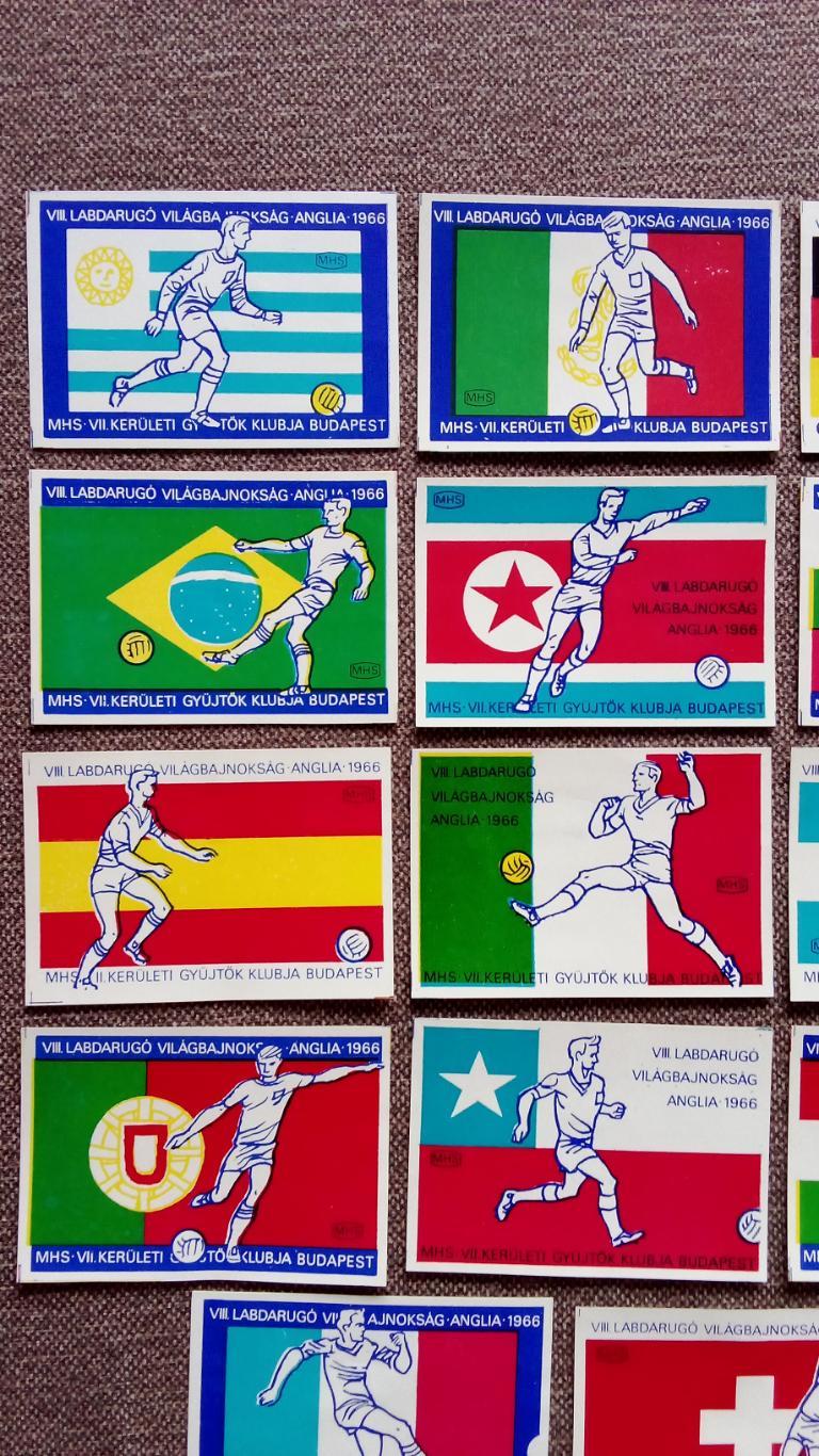 Спичечные этикетки (Спички) : Венгрия Чемпионат Мира в Англии 1966 г. Футбол 1