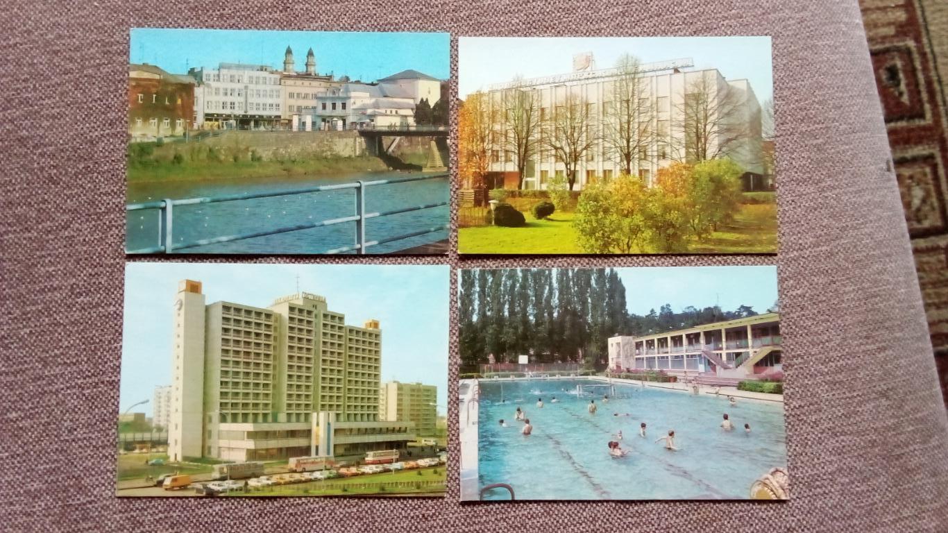Города СССР : Ужгород (Украина) 1981 г. полный набор - 10 почтовых открыток 4