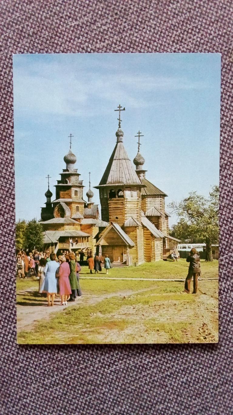 Города СССР : Владимир - Преображенская и Воскресенская церкви 1981 г. (почтовая