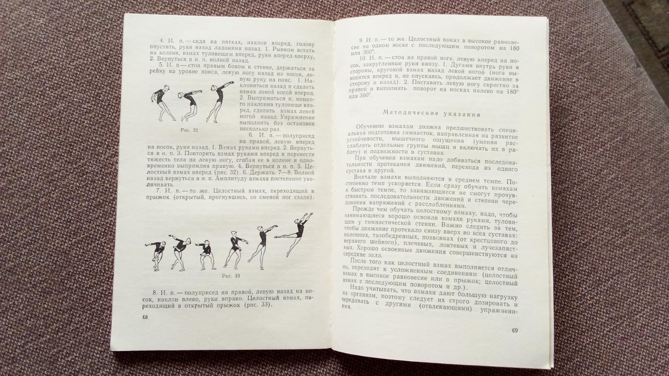 Упражнения художественной гимнастики 1972 г. Художественная гимнастика ФиС 5
