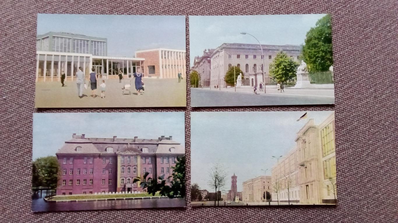 Города мира : Берлин - столица ГДР (Германия) 1967 г. полный набор - 12 открыток 3