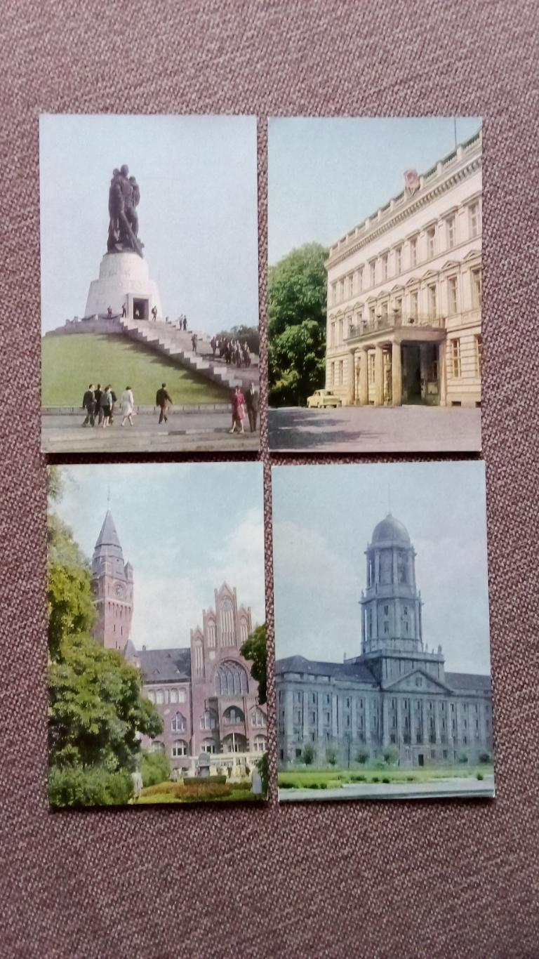 Города мира : Берлин - столица ГДР (Германия) 1967 г. полный набор - 12 открыток 5