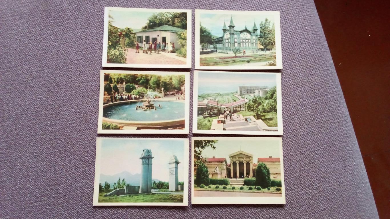 Кавказские Минеральные воды 1964 г. полный набор - 24 открытки (чистые , идеал) 3