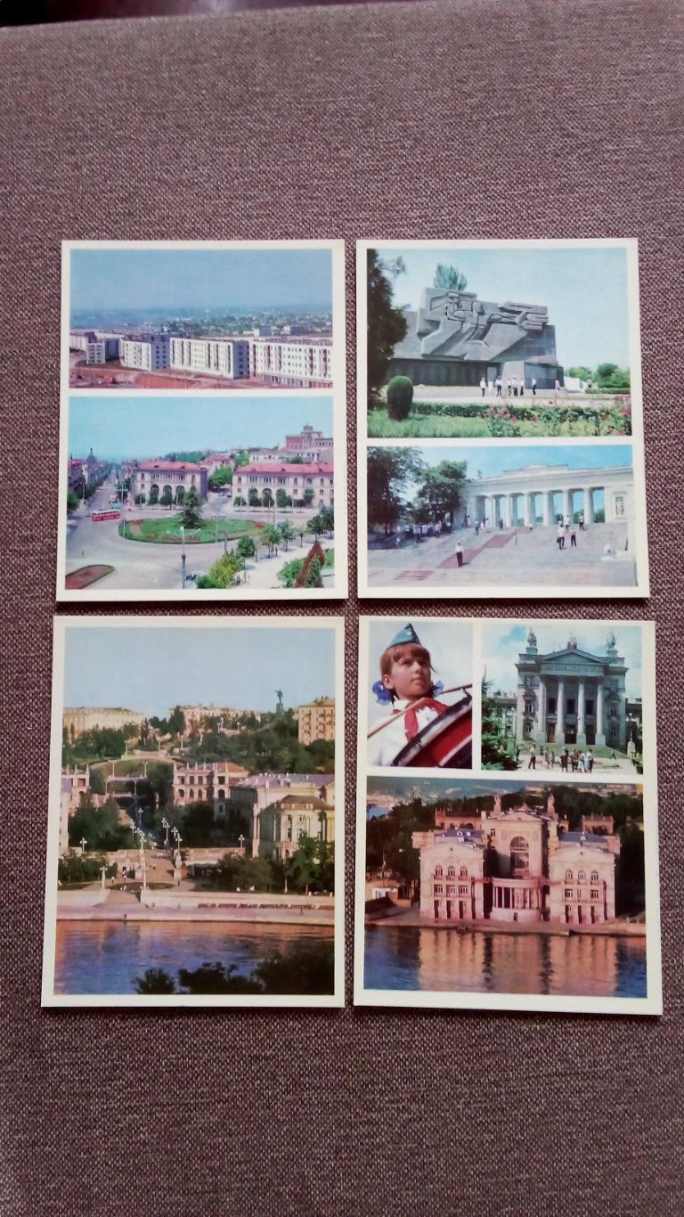 Города СССР : Севастополь (Крым) 1975 г. полный набор - 15 крупноформ. открыток 2