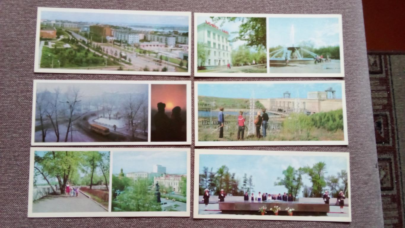 По Ангаре 1979 г. полный набор - 20 открыток (чистые , в идеале) Река Ангара 3