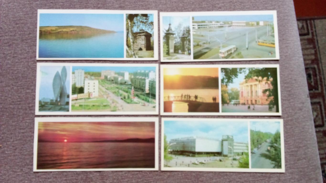 По Ангаре 1979 г. полный набор - 20 открыток (чистые , в идеале) Река Ангара 4