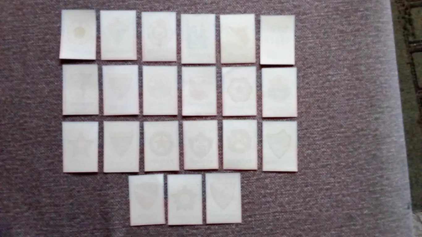 Спичечные этикетки : Футбольные клубы Югославии (Югославия) футбол спорт 3