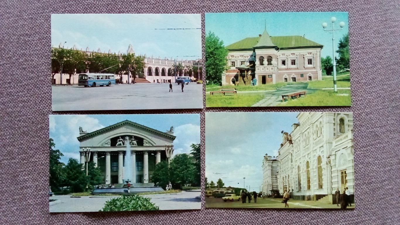 Города СССР : Калуга 1974 г. полный набор - 15 открыток (чистые , в идеале) 2
