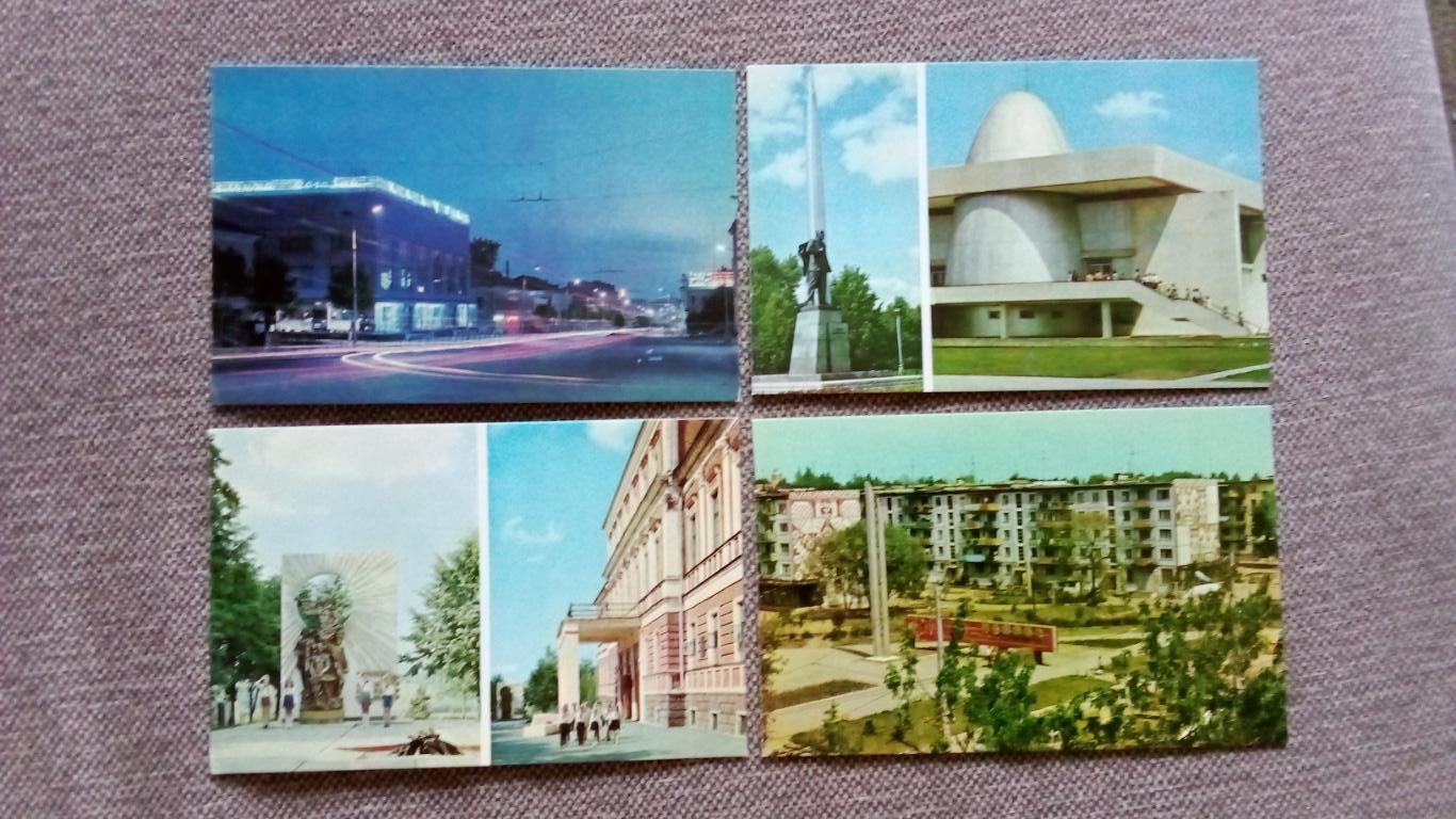 Города СССР : Калуга 1974 г. полный набор - 15 открыток (чистые , в идеале) 4