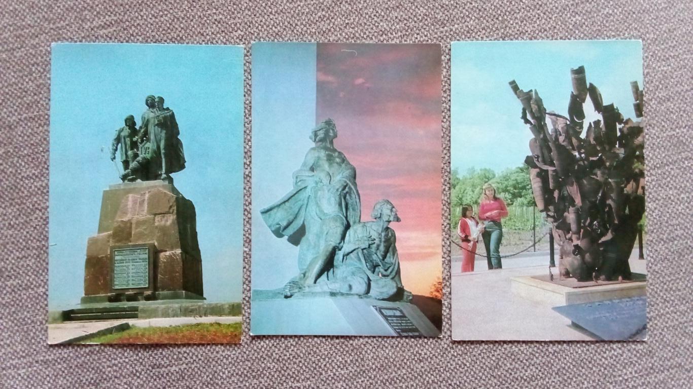 Города СССР : Новороссийск (Краснодарский край) 1977 г. полный набор 18 открыток 5