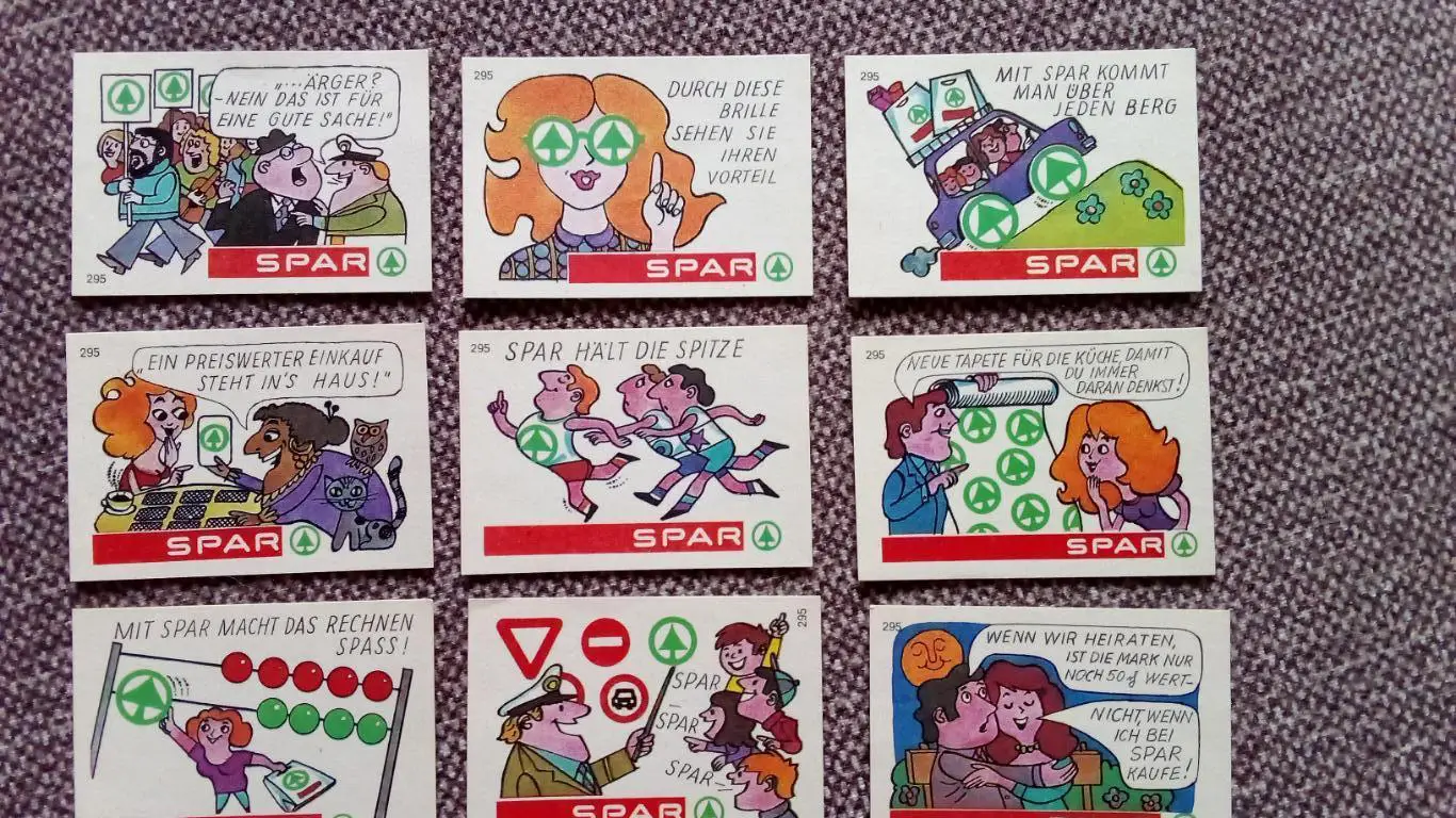 Спичечные этикетки Спички : Германия ФРГ 70 - е годы Футбол Спорт Карты 1