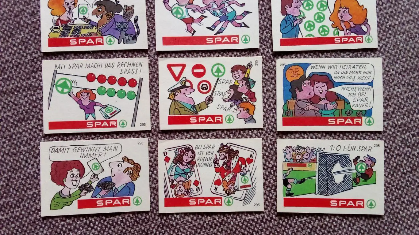 Спичечные этикетки Спички : Германия ФРГ 70 - е годы Футбол Спорт Карты 2