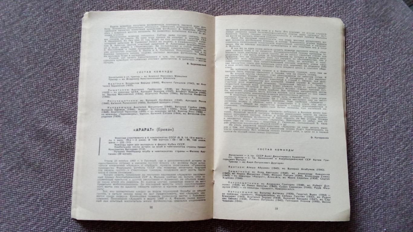 Футбол : Календарь - справочник 1966 г. Спорт 7