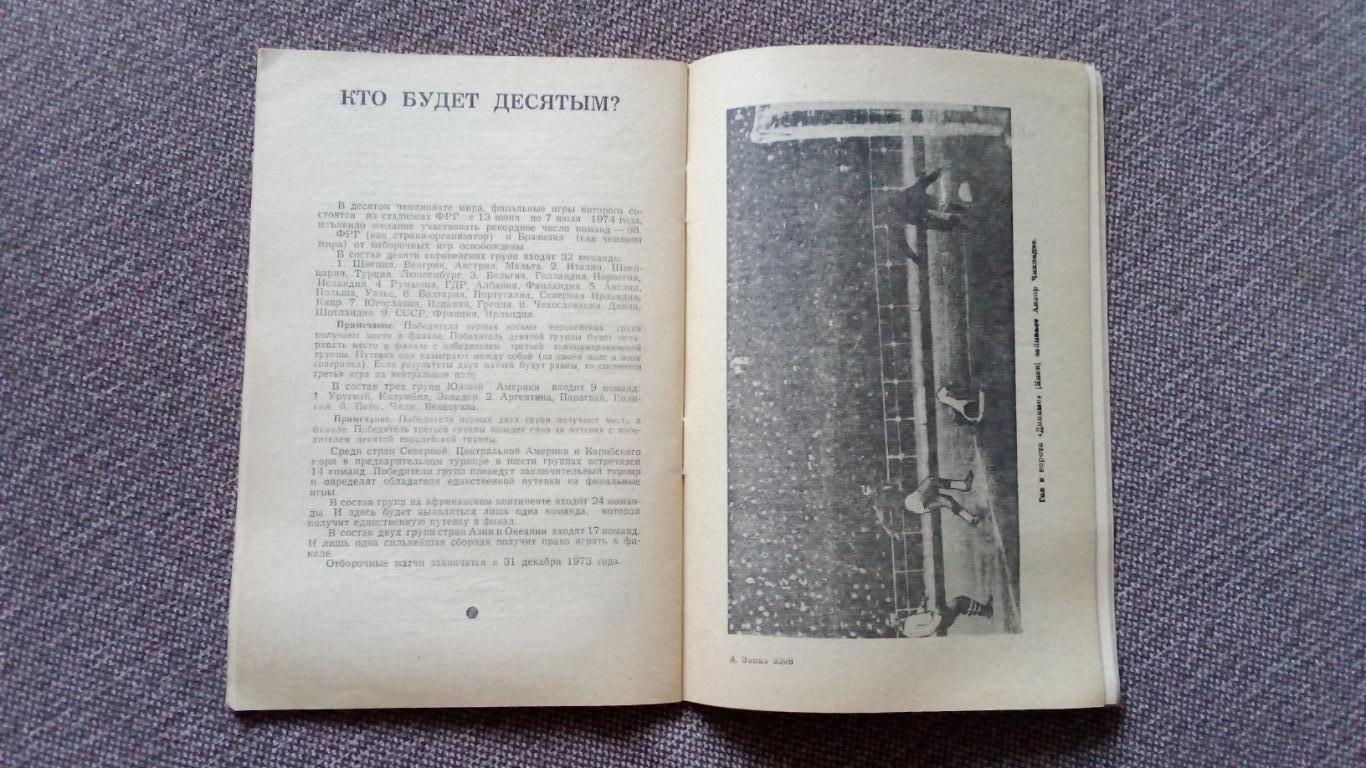 Футбол : Календарь - справочник 1972 г. 2 - й круг Ростов на Дону ( Спорт ) 4