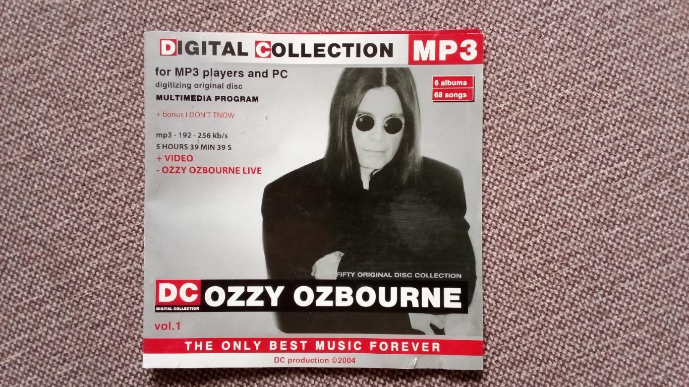 CD MP - 3 диск : Ozzy Osbourne ( 6 альбомов , 1980 - 1991 гг.) Metal Hard Rock