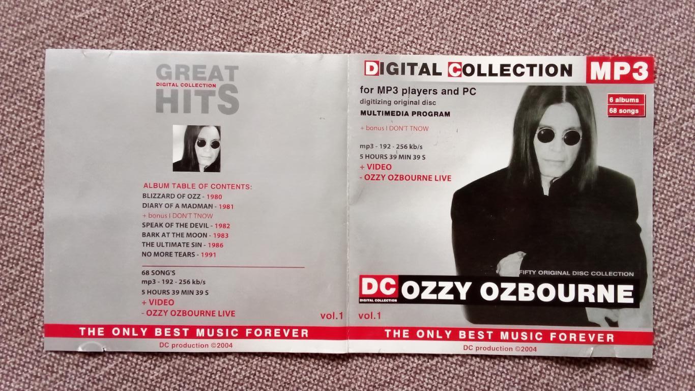 CD MP - 3 диск : Ozzy Osbourne ( 6 альбомов , 1980 - 1991 гг.) Metal Hard Rock 3