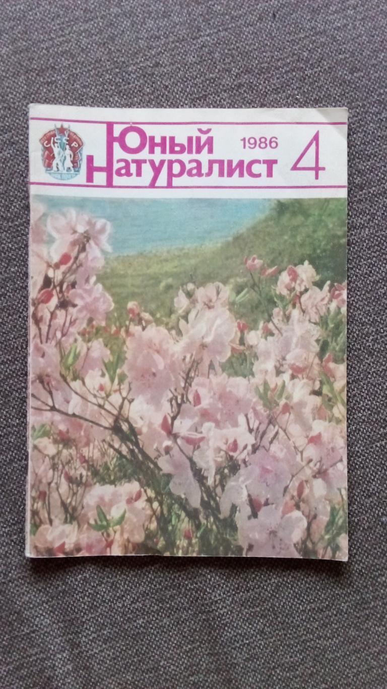 Журнал СССР : Юный натуралист № 4 (апрель) 1986 г. (Флора и фауна , животные)