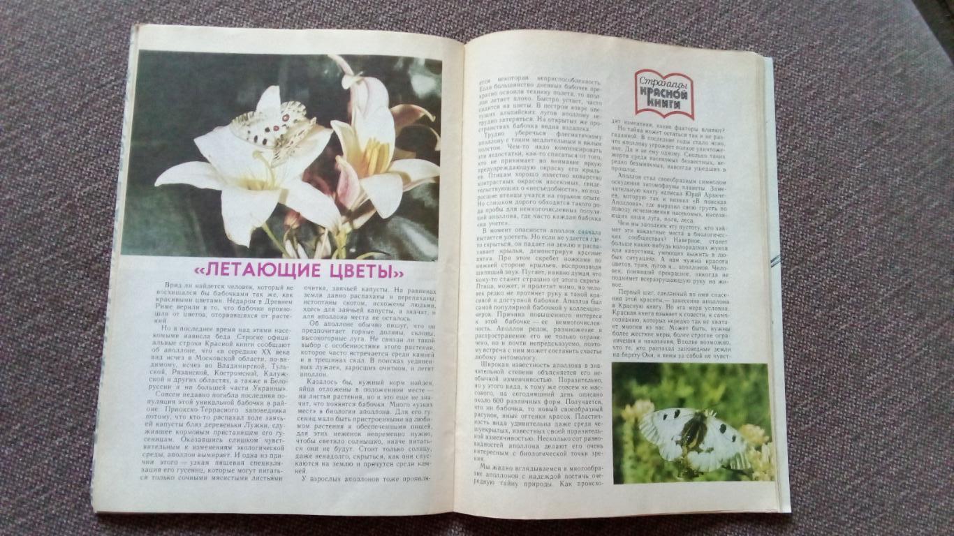 Журнал СССР : Юный натуралист № 5 (май) 1988 г. (Флора и фауна , животные) 6