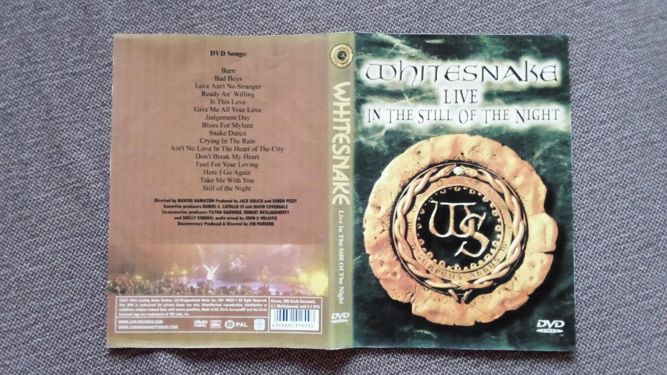 DVD диск : Whitesnake - Live ih the Still of the Night 2006 г. (Концерт группы) 2